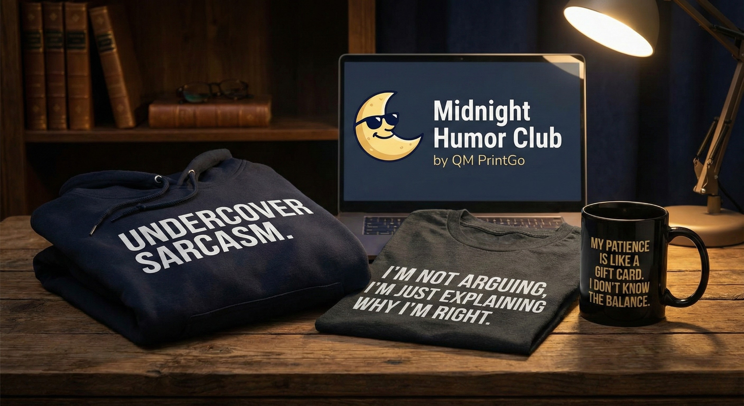 Midnight Humor Club - Sarcastic & Witty Apparel That Gets You